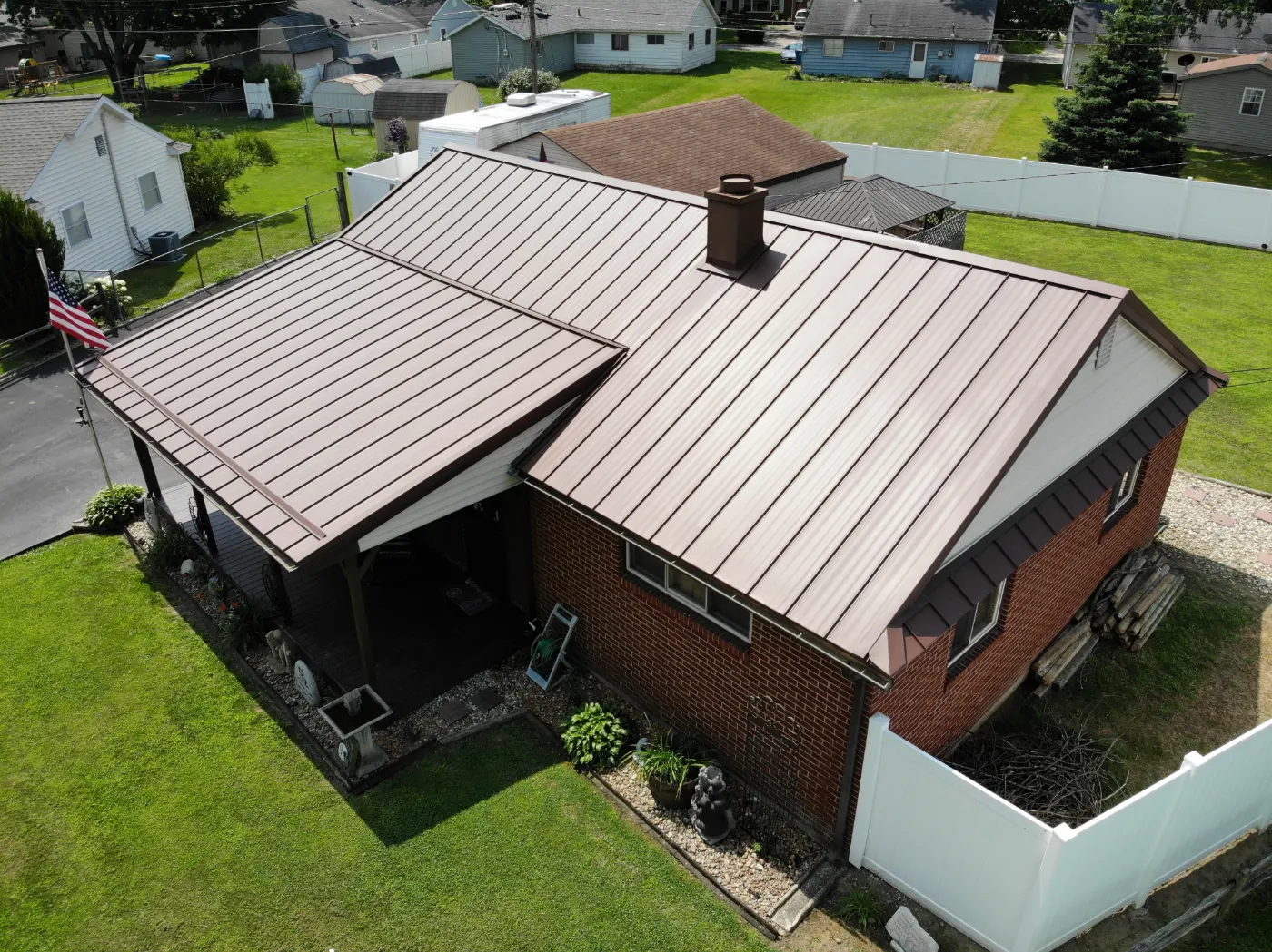 Commercial roof inspection documented in Britton Falls